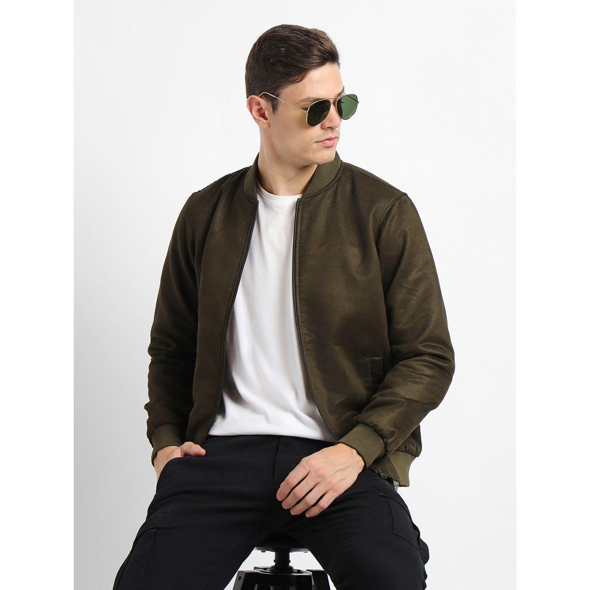 Dennis Lingo X Styli  Regular Fit Suede Look Bomber Jacket-men-clothing-jacketsandblazers-jackets-image-2