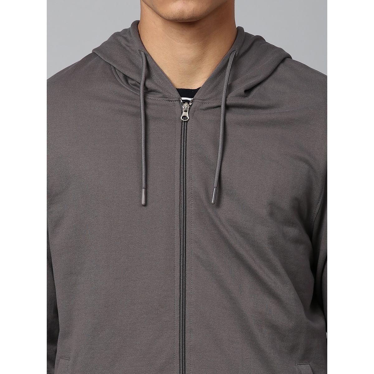 Dennis Lingo X Styli  Regular Fit Solid Hooded Sweatshirt-men-winterwear-hoodiesandsweatshirts-image-3