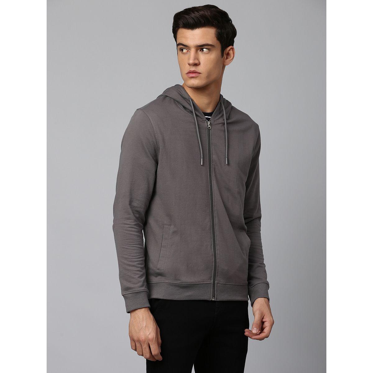Dennis Lingo X Styli  Regular Fit Solid Hooded Sweatshirt-men-winterwear-hoodiesandsweatshirts-image-6
