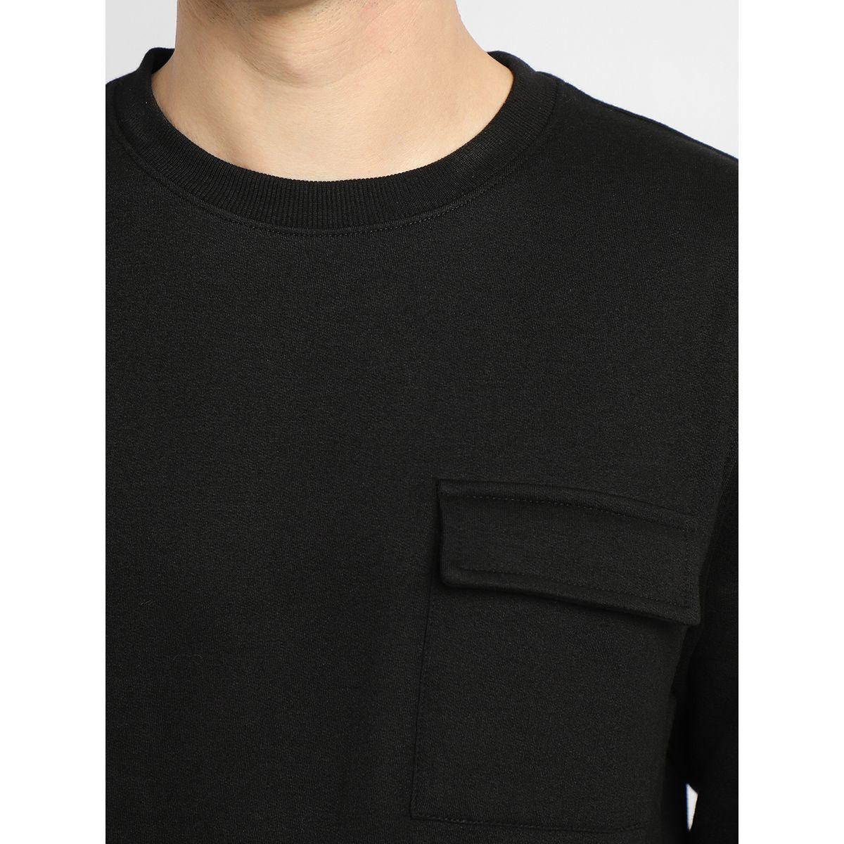 Dennis Lingo X Styli  Mock Neck Regular Fit Solid Patch Pocket Sweatshirt-men-winterwear-hoodiesandsweatshirts-image-3