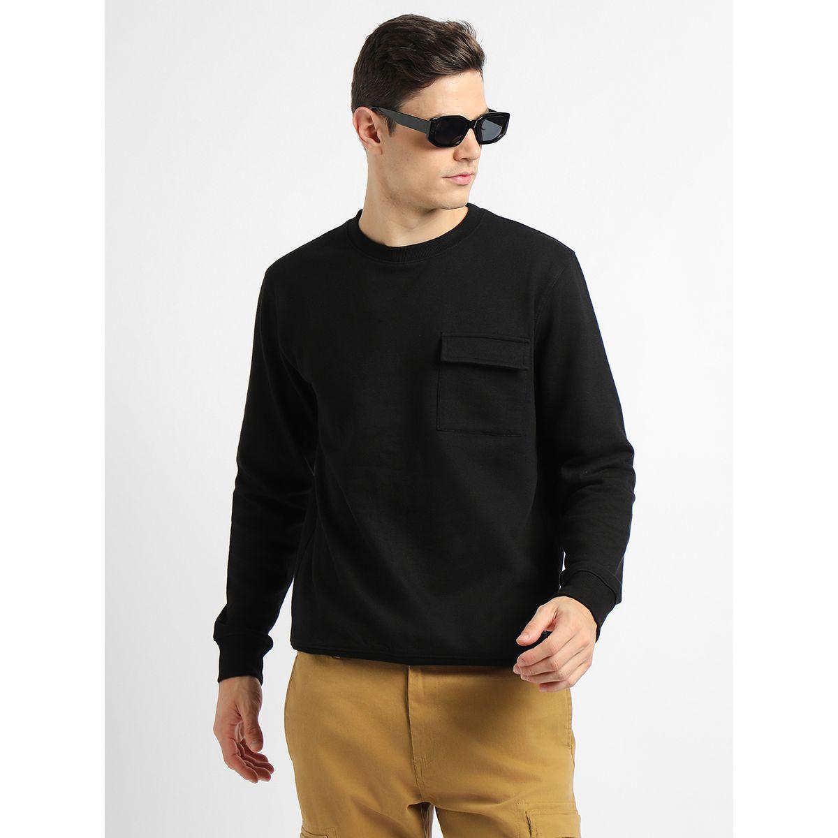 سويت شيرت سادة بقصة عادية دينيس لينجو × ستايلي-men-winterwear-hoodiesandsweatshirts-image-4
