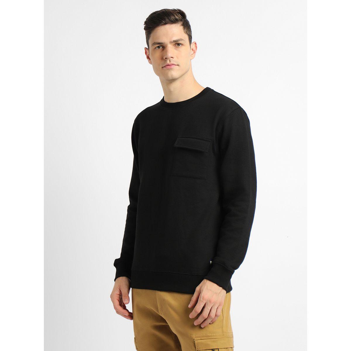 سويت شيرت سادة بقصة عادية دينيس لينجو × ستايلي-men-winterwear-hoodiesandsweatshirts-image-5