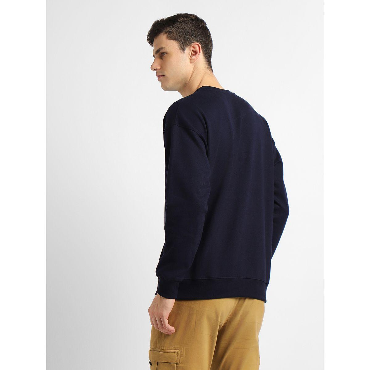 Dennis Lingo X Styli  Relaxed Fit Solid Sweatshirt with Dropped Shoulder-men-winterwear-hoodiesandsweatshirts-image-2