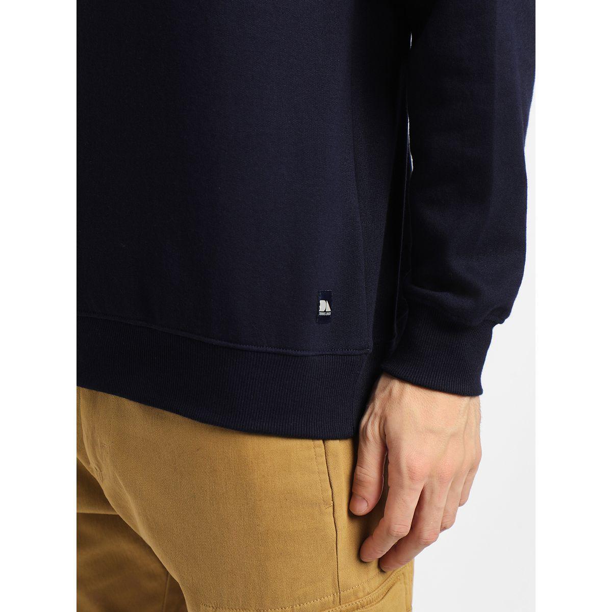 Dennis Lingo X Styli  Relaxed Fit Solid Sweatshirt with Dropped Shoulder-men-winterwear-hoodiesandsweatshirts-image-4