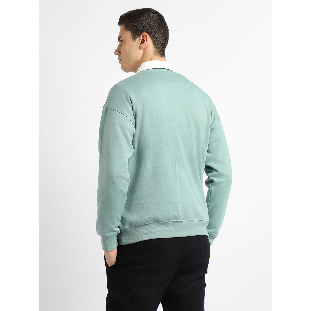 سويت شيرت سادة بقصة مريحة وأكتاف منخفضة دينيس لينجو × ستايلي-men-winterwear-hoodiesandsweatshirts-image-3