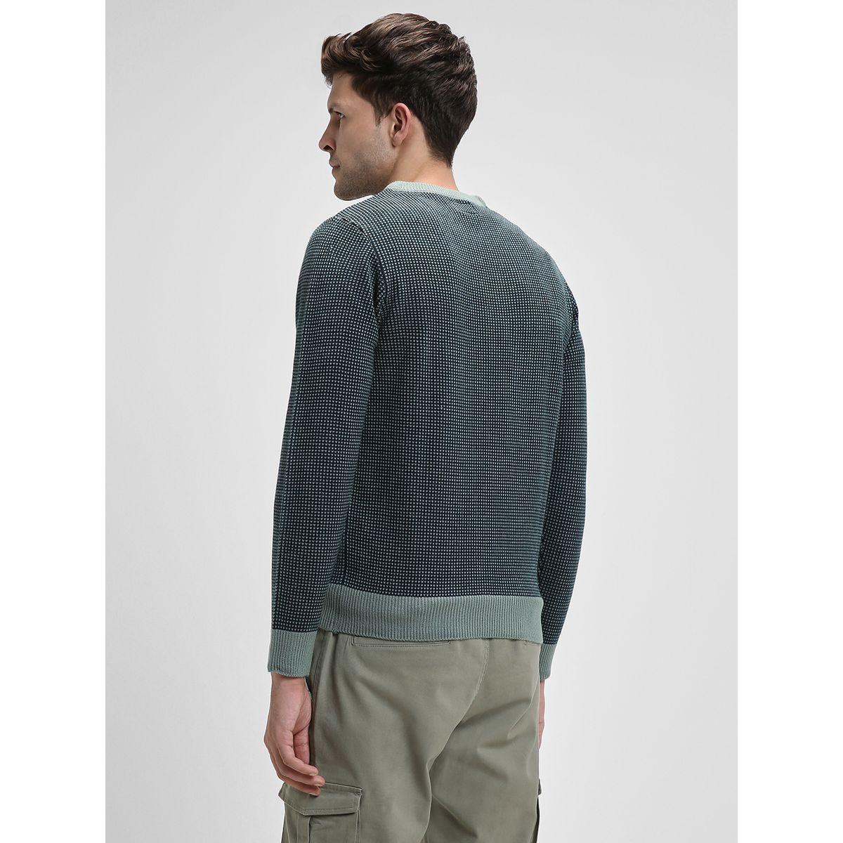 Dennis Lingo X Styli  Textured Round Neck Regular Fit Sweater-men-clothing-sweatersandpullovers-image-3