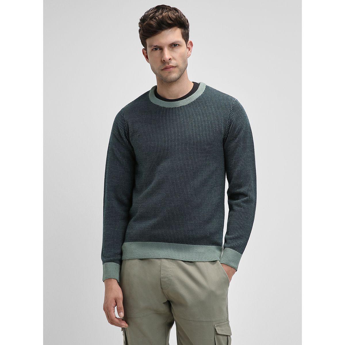 Dennis Lingo X Styli  Textured Round Neck Regular Fit Sweater-men-clothing-sweatersandpullovers-image-5