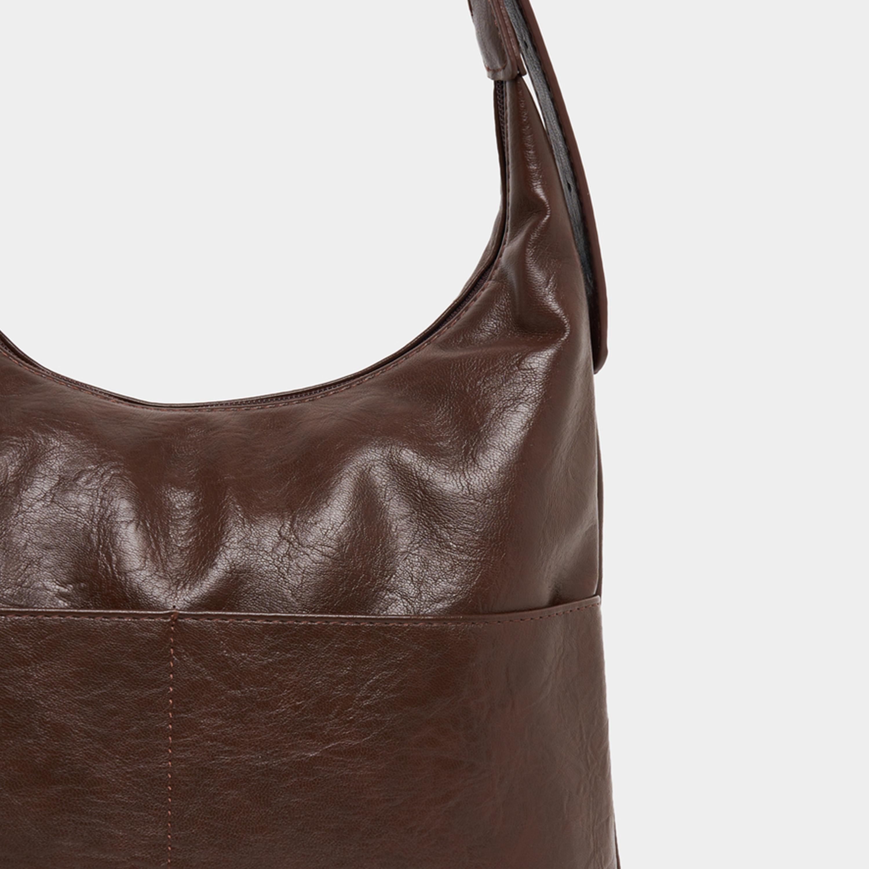Styli Solid Tote Bag with Inner Pouch-women-bagsandwallets-handbags-image-6