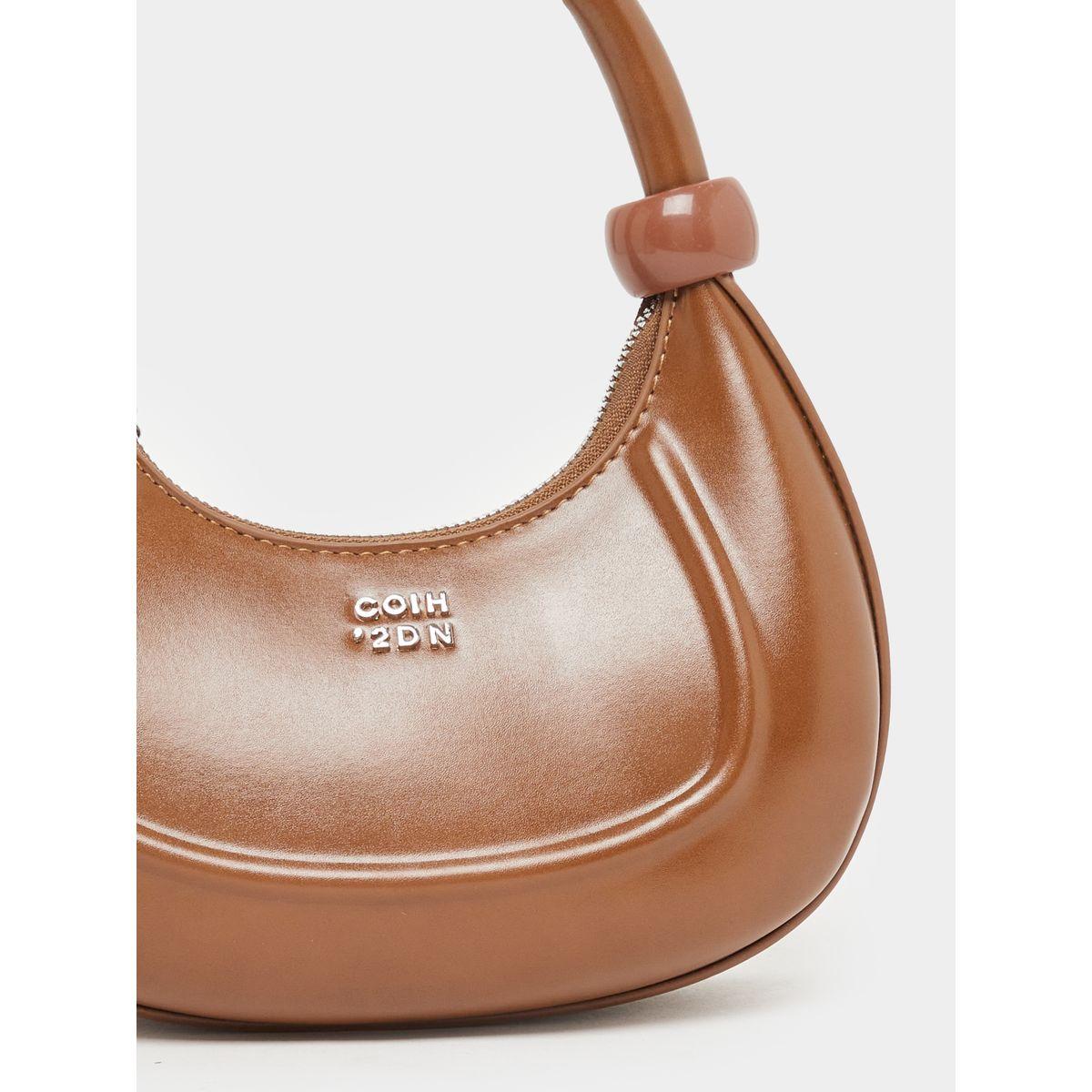 Styli Metal Badge Detail Handbag with Detachable Strap-women-bagsandwallets-handbags-image-5