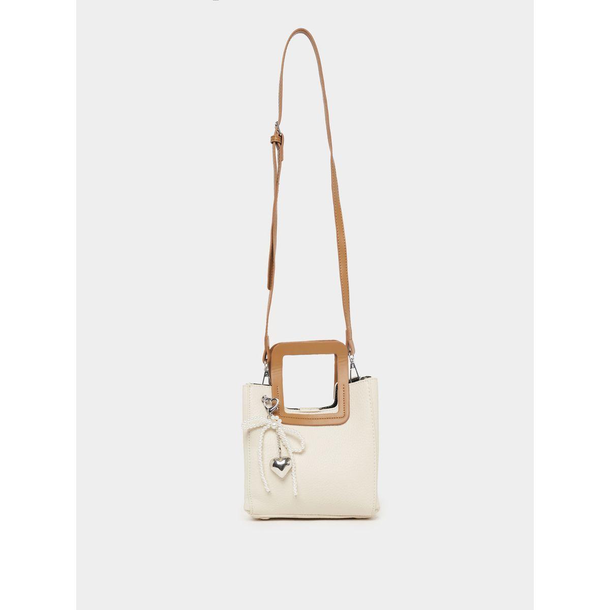 Styli Square Top Handle Handbag with Adjustable Strap-women-bagsandwallets-handbags-image-1