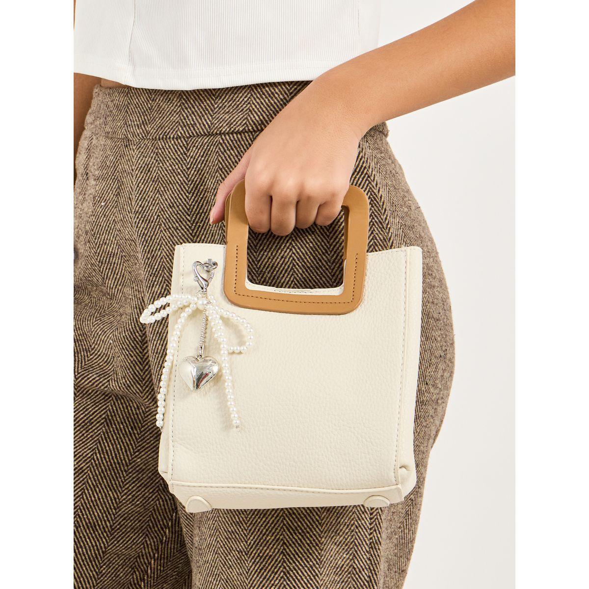 Styli Square Top Handle Handbag with Adjustable Strap-women-bagsandwallets-handbags-image-4