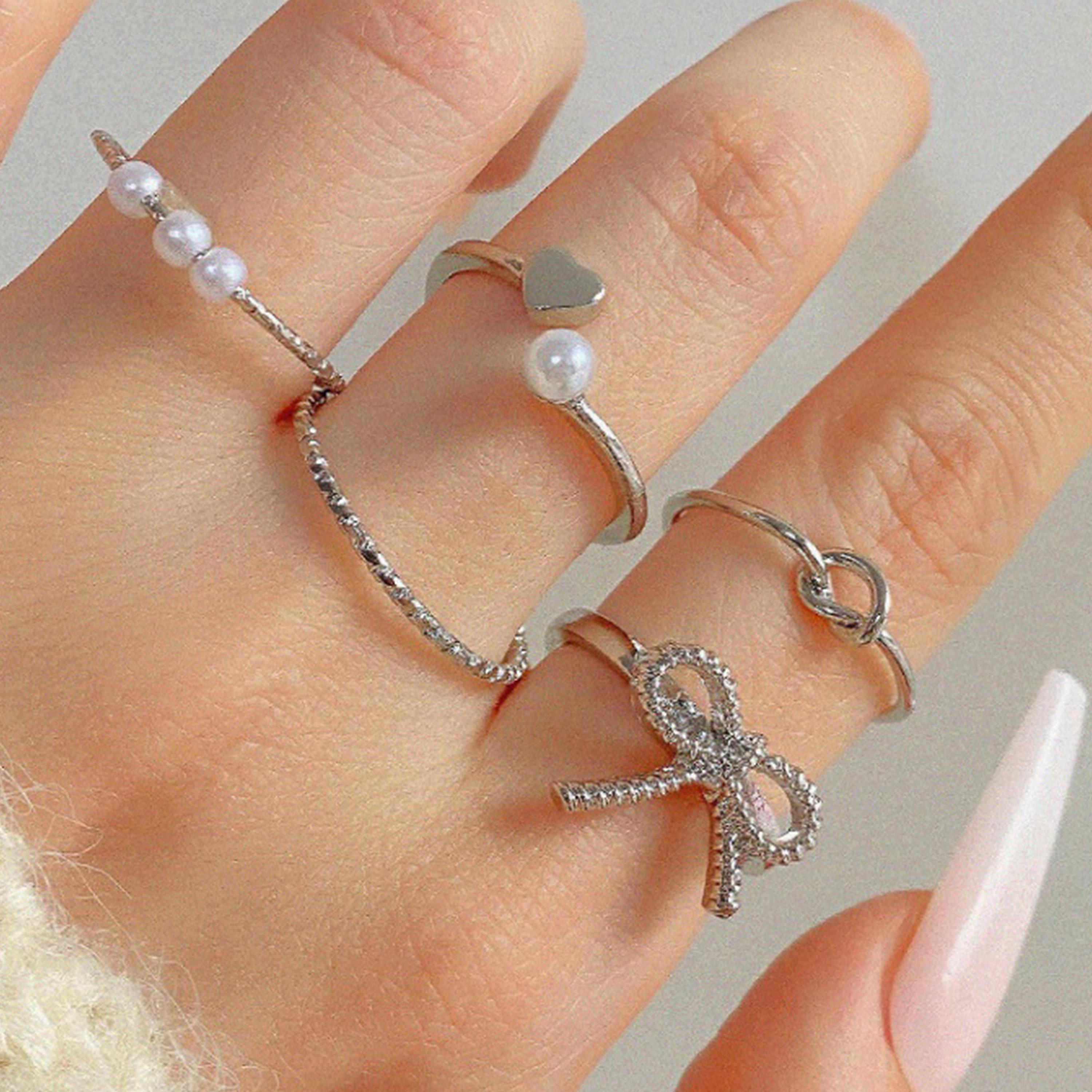 Styli Set of 5 - Ribbon Accent Rings-women-watchesandjewellery-jewellery-rings-image-4