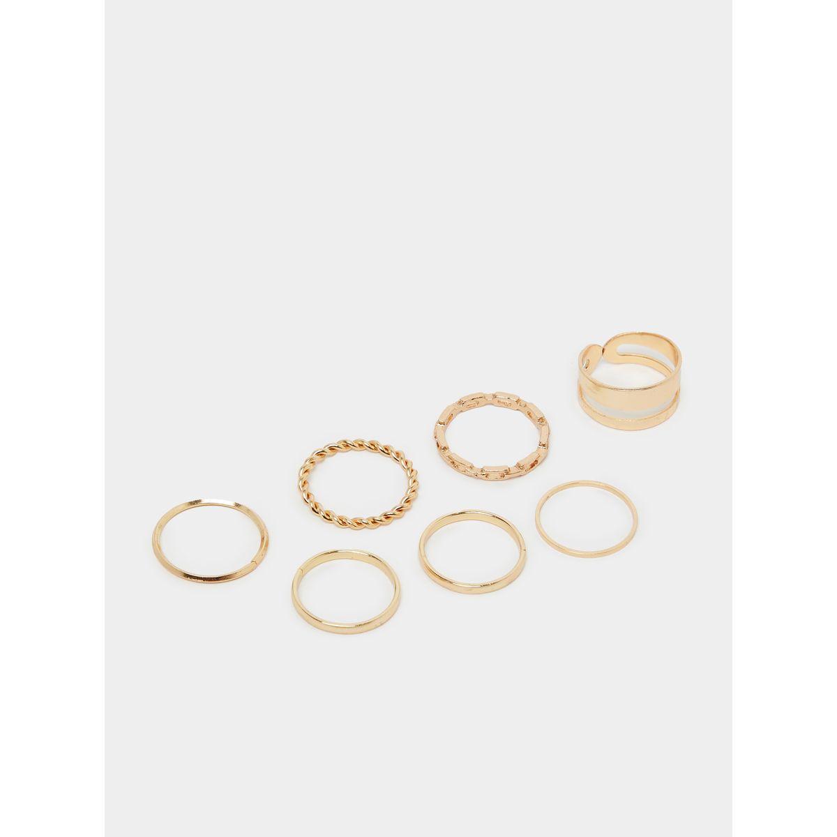 Styli Set of 8 - Plain Assorted Rings-women-watchesandjewellery-jewellery-rings-image-2