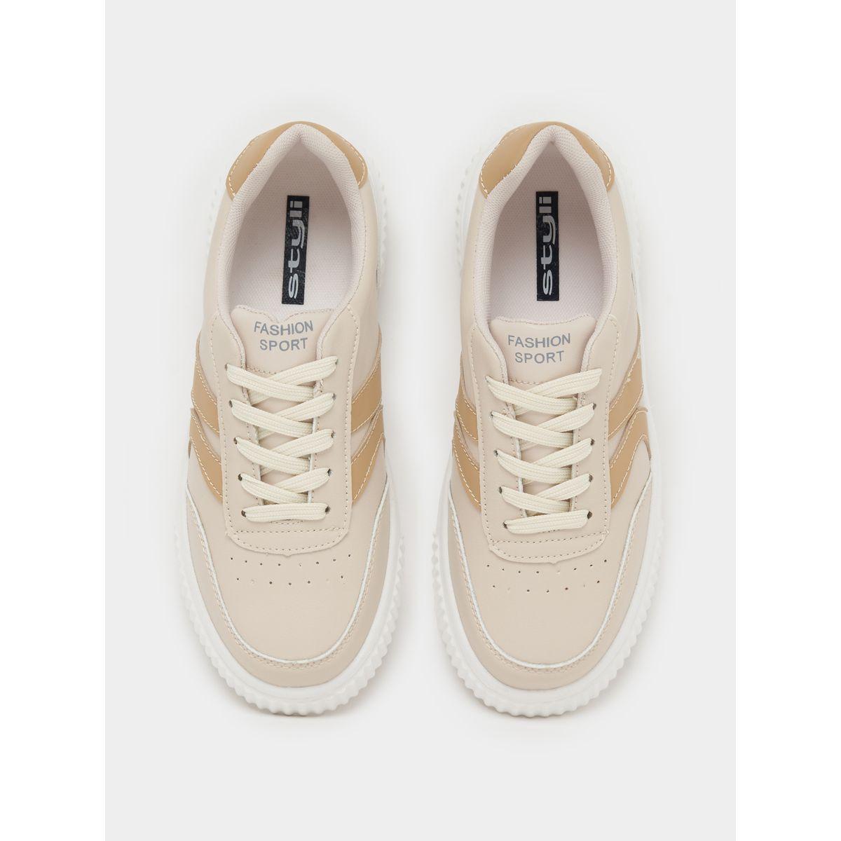 Styli Colorblock Lace Up Platform Sole Sneakers-women-shoes-sneakers-image-5