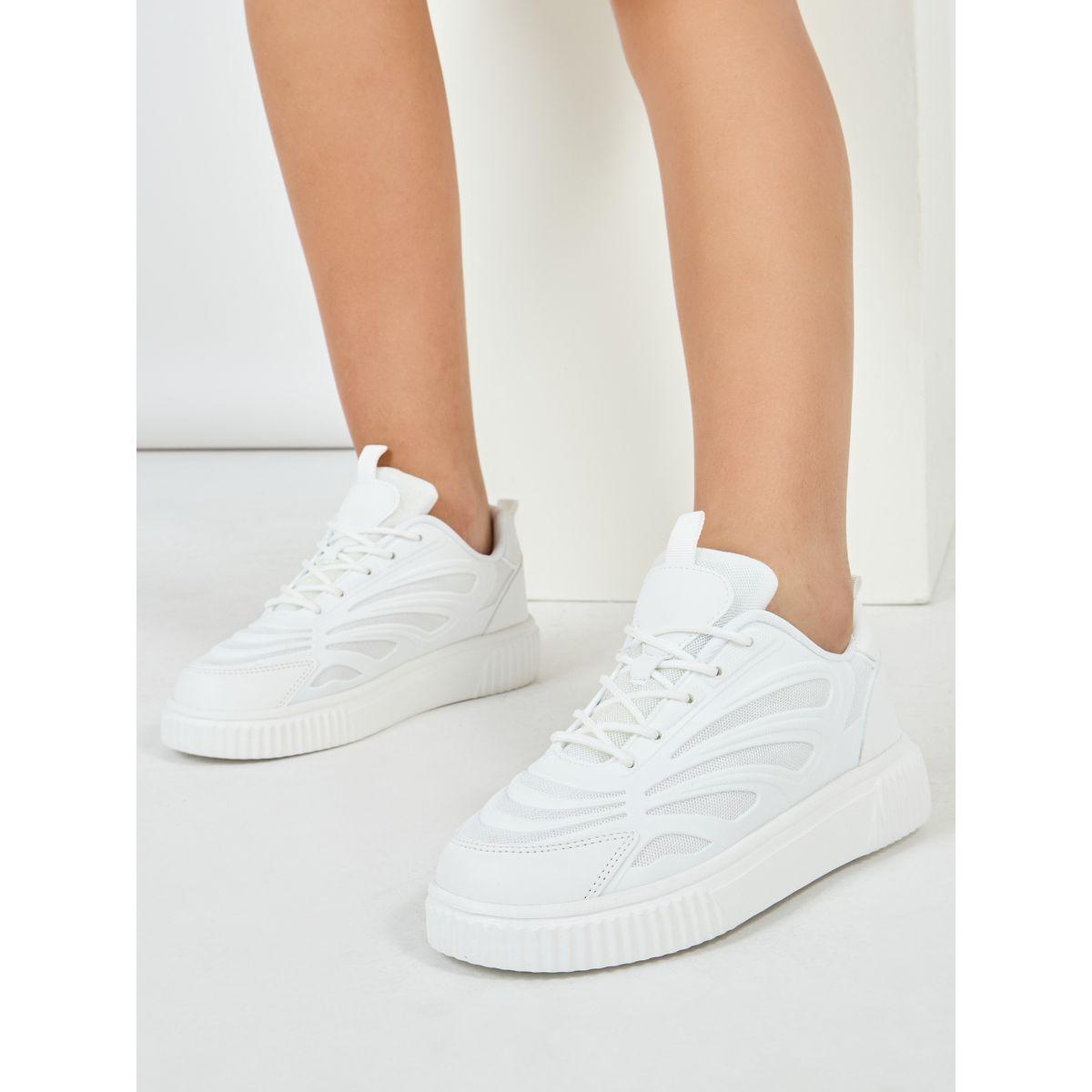 Styli Platform Web Design Lace-Up Sneakers-women-shoes-sneakers-image-1