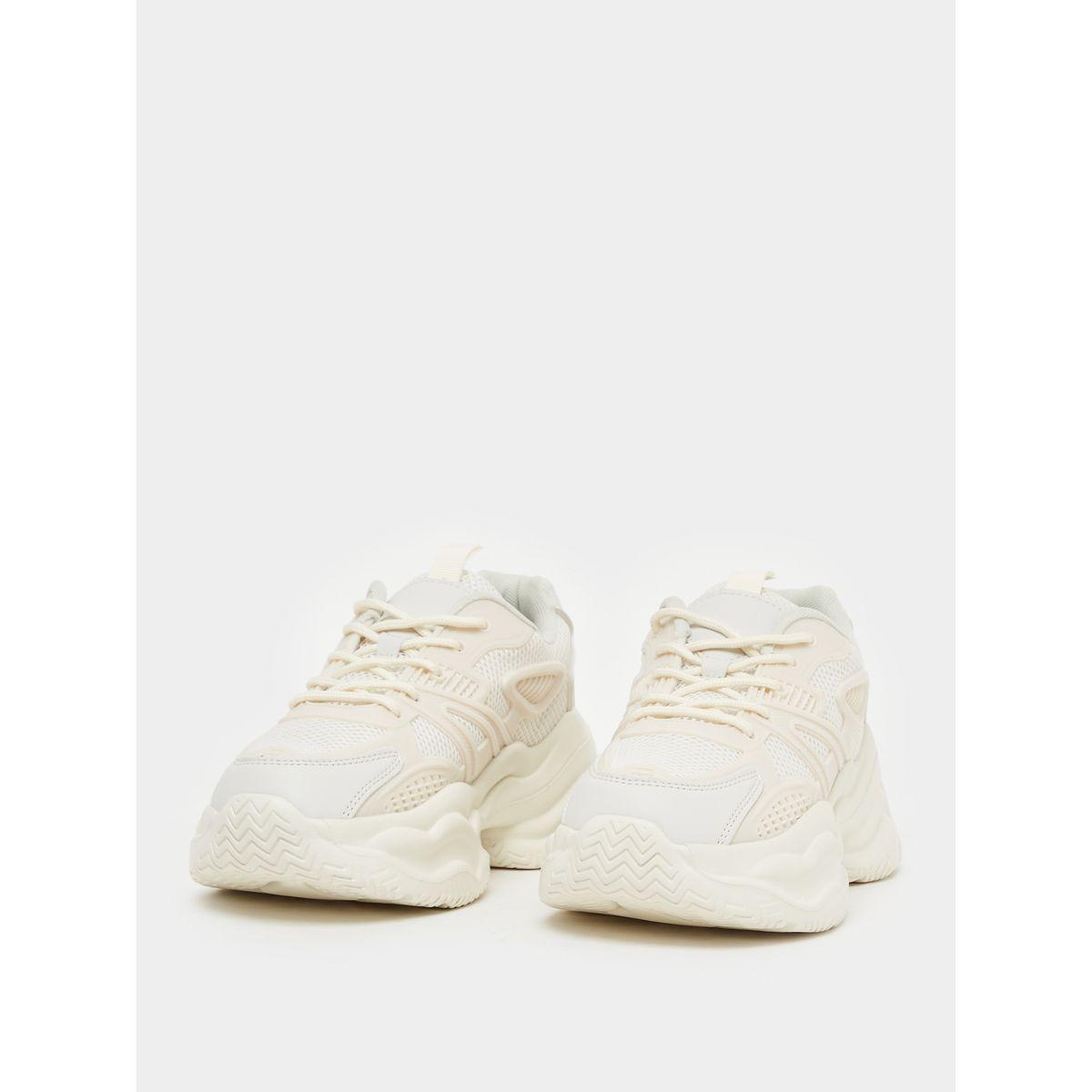 Styli Mesh Chunky Sole Lace-Up Sneakers-women-shoes-sneakers-image-3