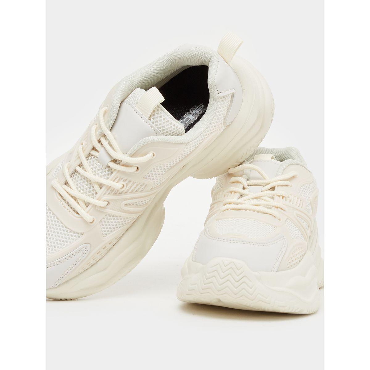 Styli Mesh Chunky Sole Lace-Up Sneakers-women-shoes-sneakers-image-4