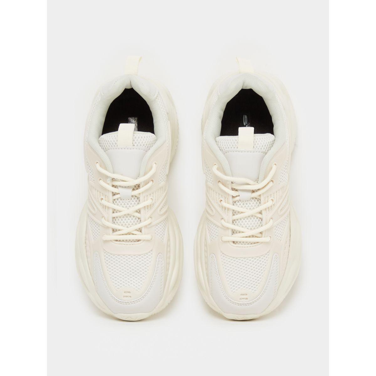 Styli Mesh Chunky Sole Lace-Up Sneakers-women-shoes-sneakers-image-6