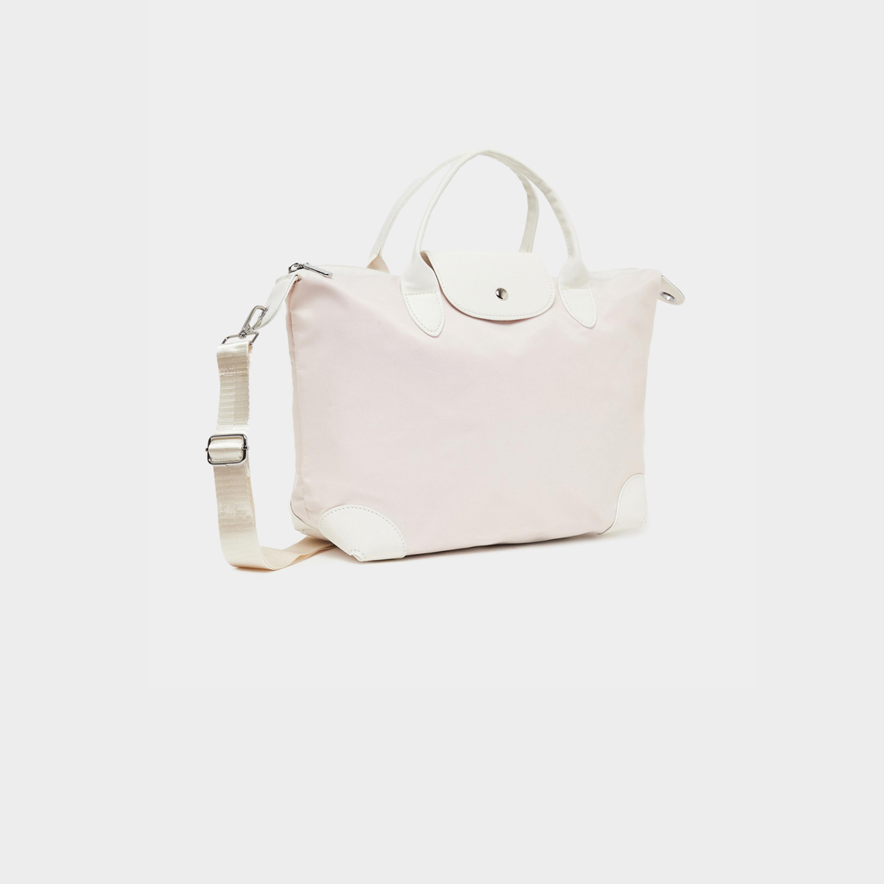 ستايلي - حقيبة رياضية سادة مع زر وطية-women-bagsandwallets-handbags-image-1