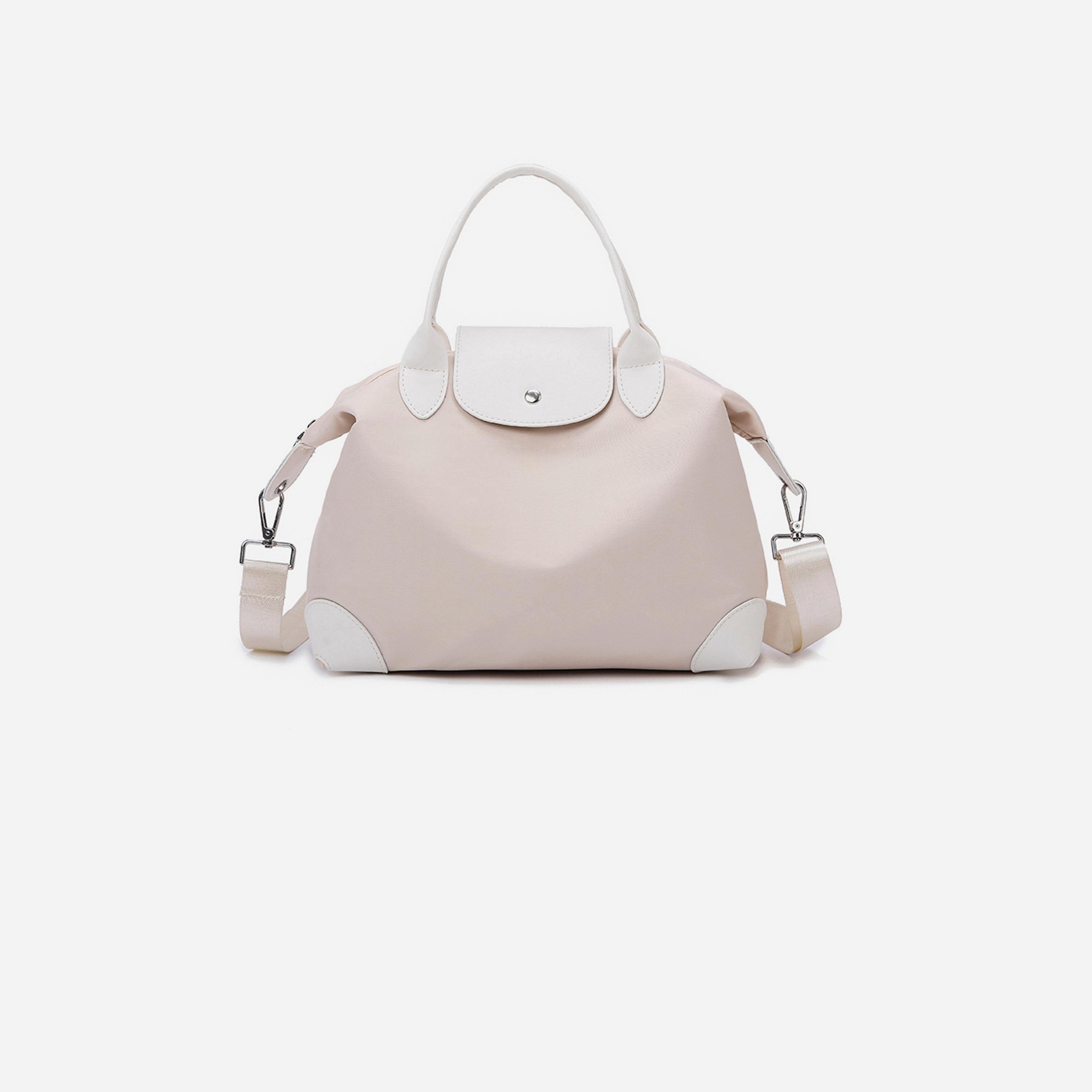 ستايلي - حقيبة رياضية سادة مع زر وطية-women-bagsandwallets-handbags-image-7