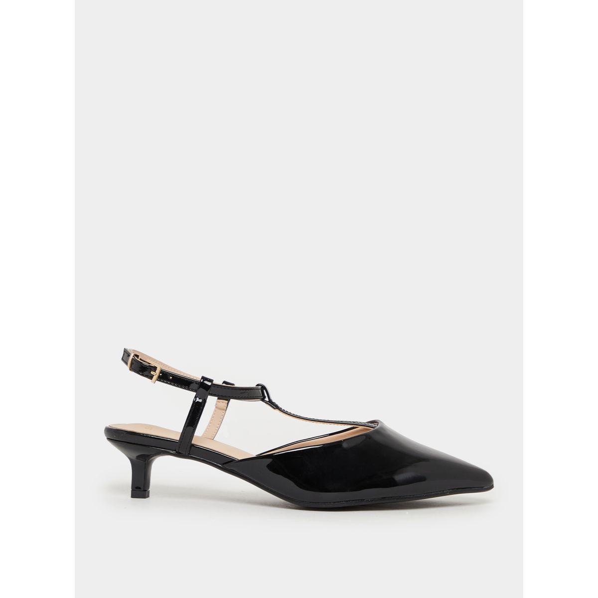 ستايلي - حذاء بكعب صغير وحزام للكاحل ومقدمة مدببة-women-shoes-heels-image-2