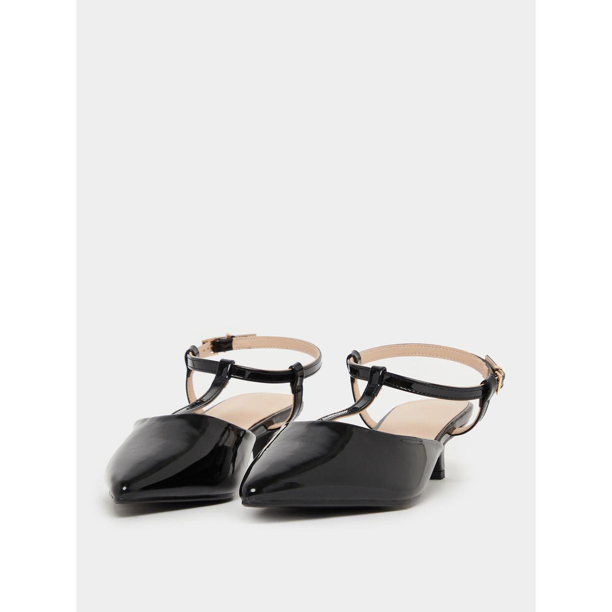 Styli Ankle Strap Pointed Toe Kitten Heel Shoes-women-shoes-heels-image-3