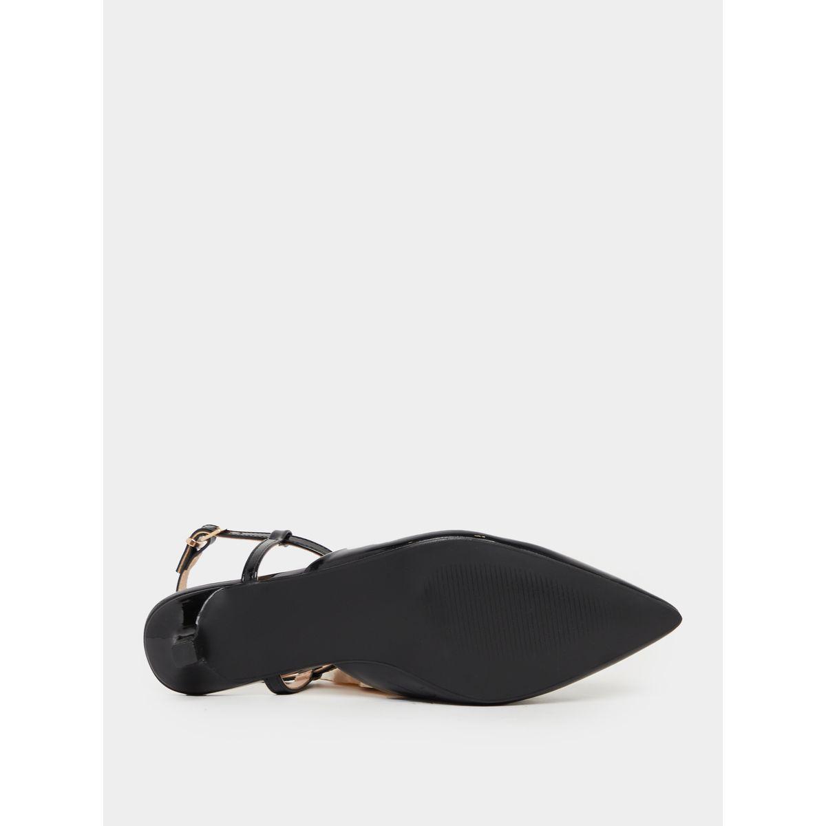 Styli Ankle Strap Pointed Toe Kitten Heel Shoes-women-shoes-heels-image-7
