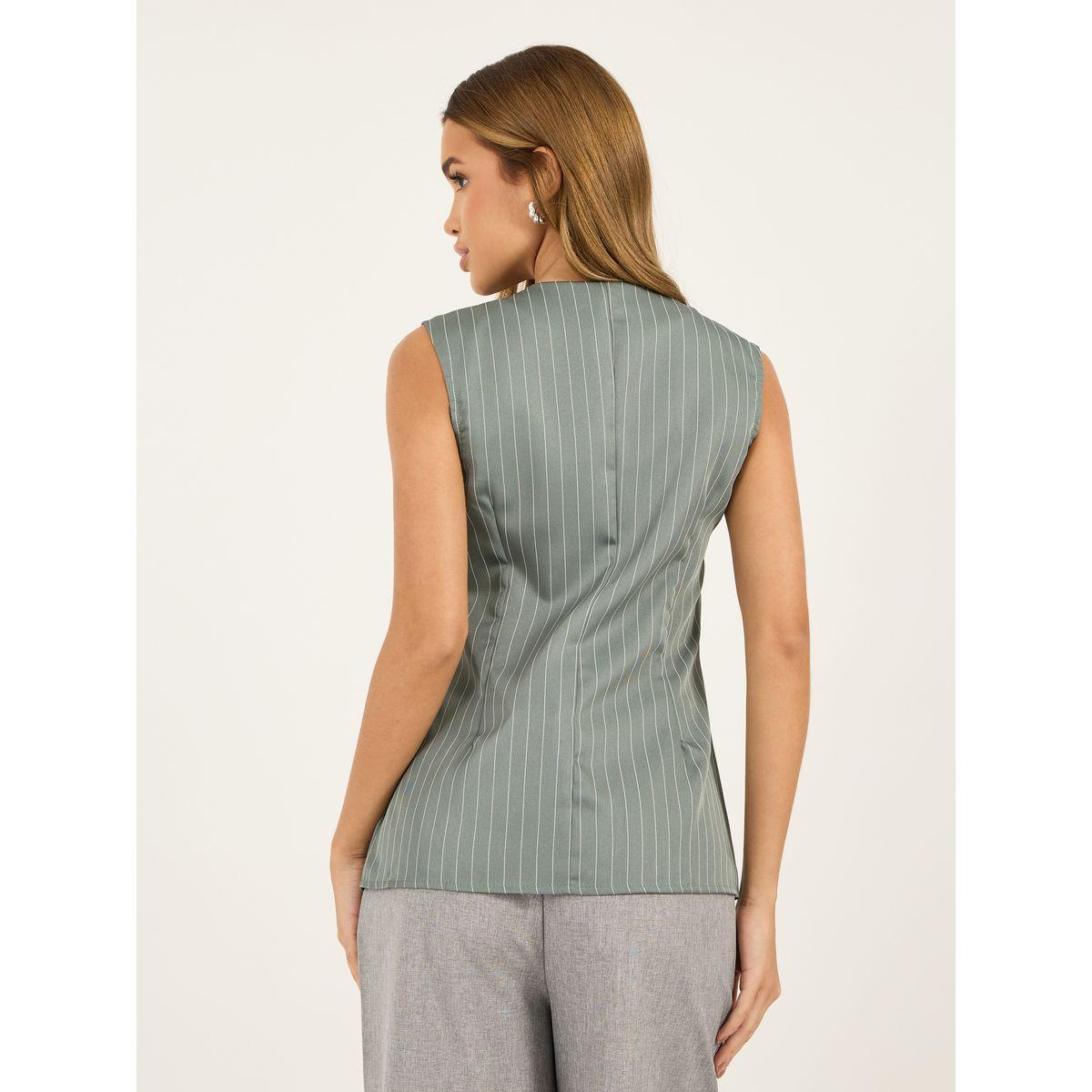 جيليه مخطط بأزرار غلق-women-clothing-shirtsandblouses-blouses-image-4