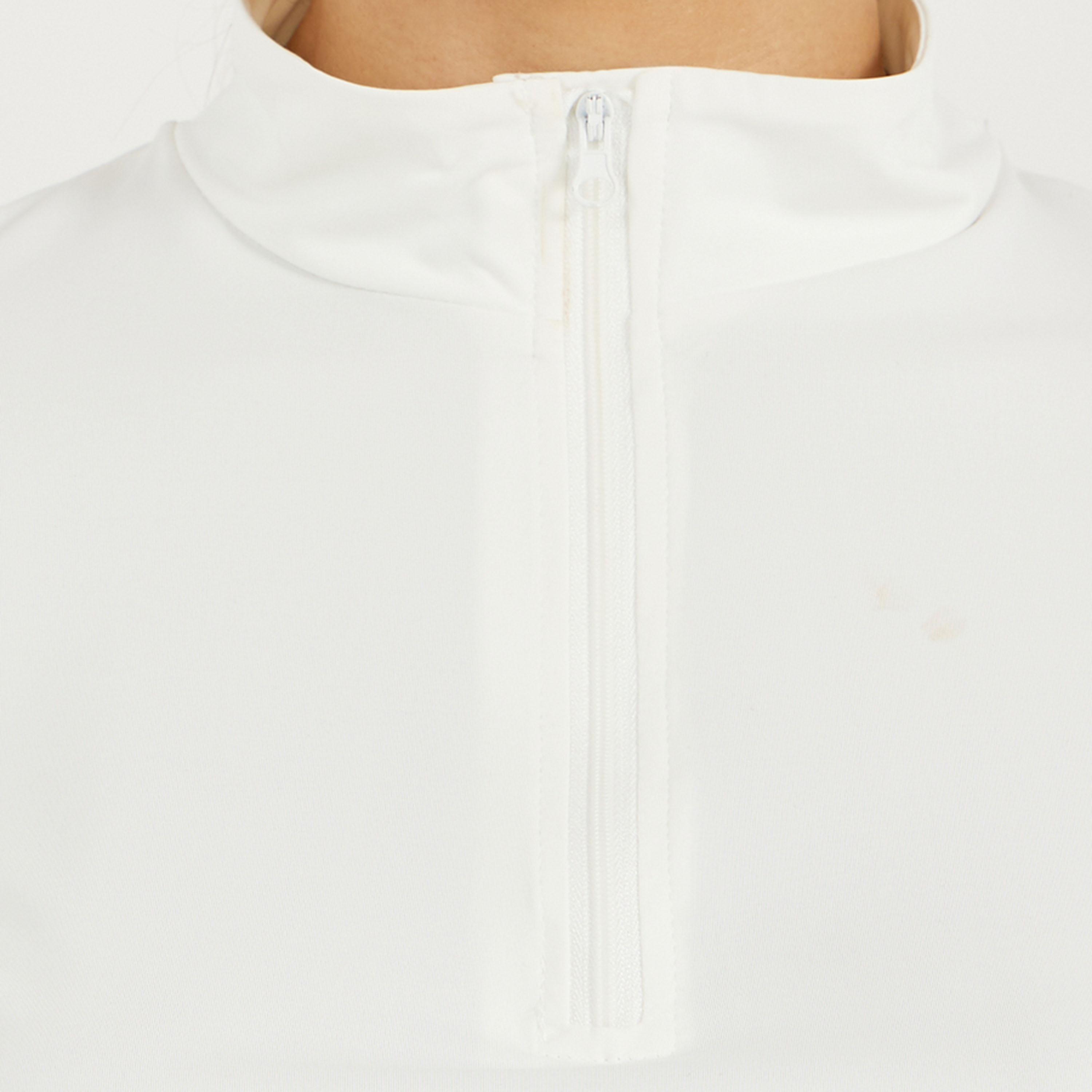 Styli Active Contrast Body Contour Stripe Half Zip Up Top-women-clothing-sportswearandactivewear-tshirtsandvests-image-3