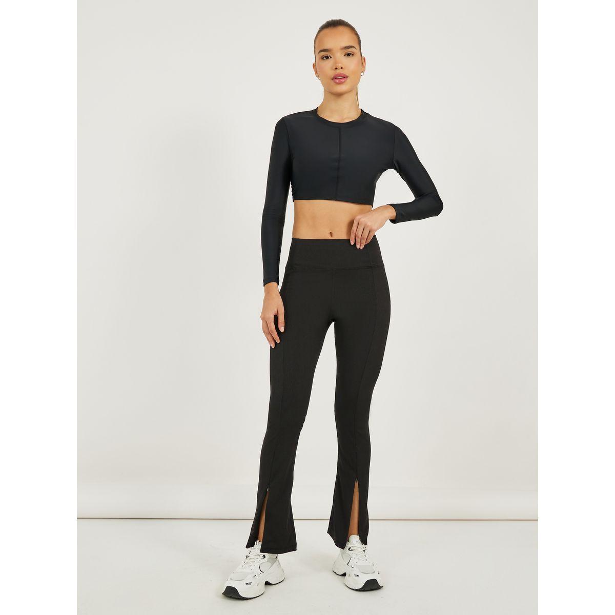 Back Wrap & Peep Long Sleeves Crop Top-women-clothing-sportswearandactivewear-tshirtsandvests-image-3