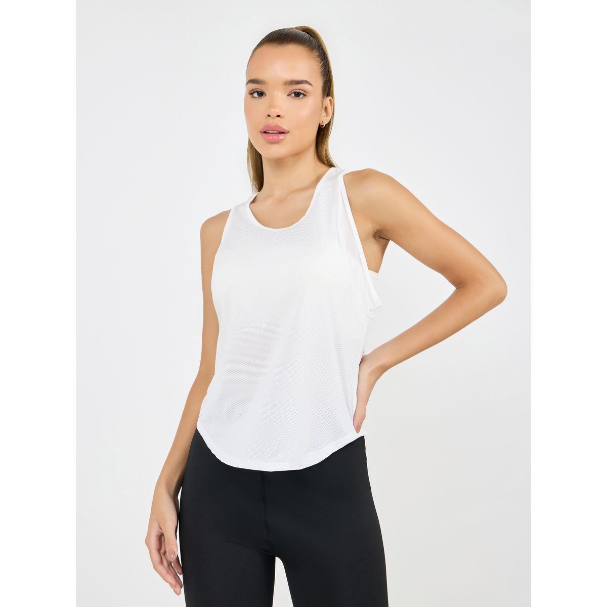 Styli Active Textured & Underarm Open Mesh Detail Tank Top-sports-women-clothing-tshirtsandvests-image-1