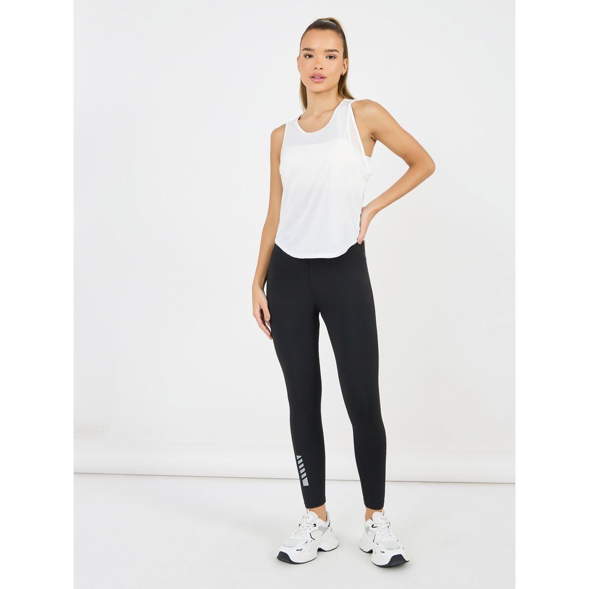 Styli Active Textured & Underarm Open Mesh Detail Tank Top-sports-women-clothing-tshirtsandvests-image-2
