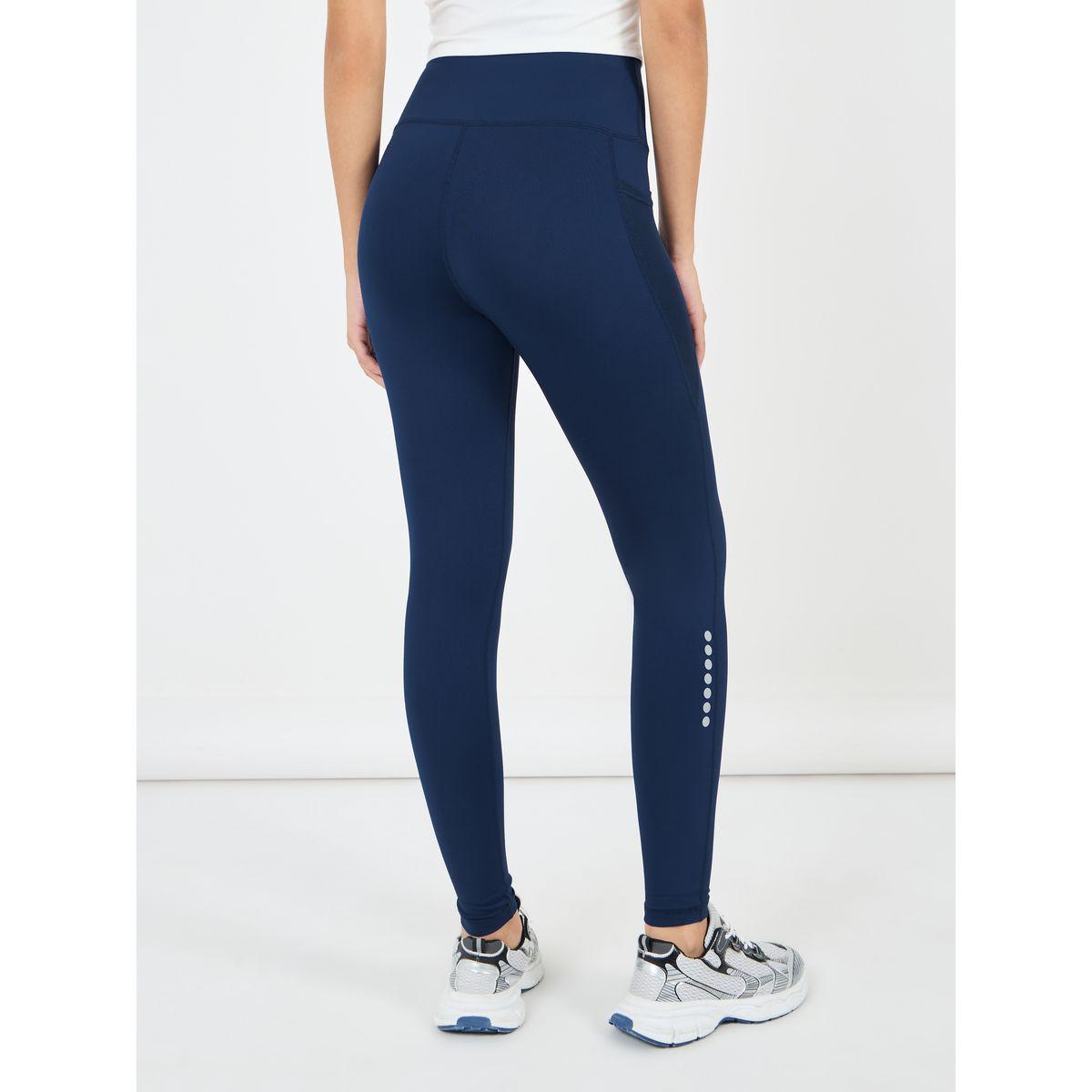 ليقنز سادة مزين بنقاط عاكسة للضوء مع جيب شبك-women-clothing-sportswearandactivewear-bottoms-joggersandtrackpants-image-4