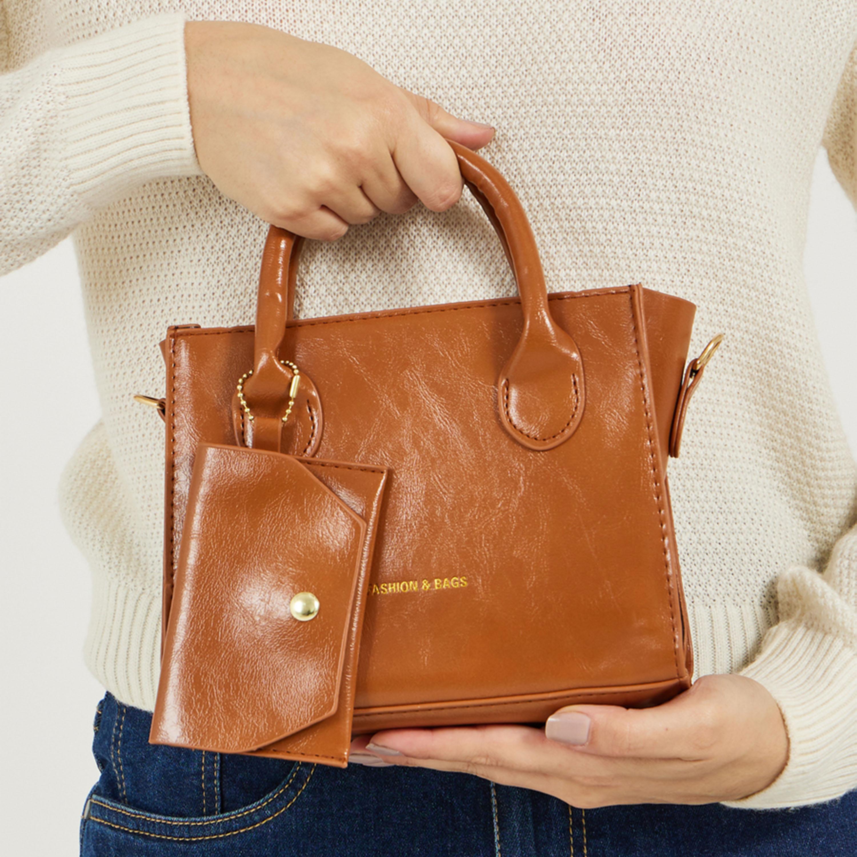 ستايلي - حقيبة كتف منقوشة بحزام قابل للتعديل-women-bagsandwallets-handbags-image-3