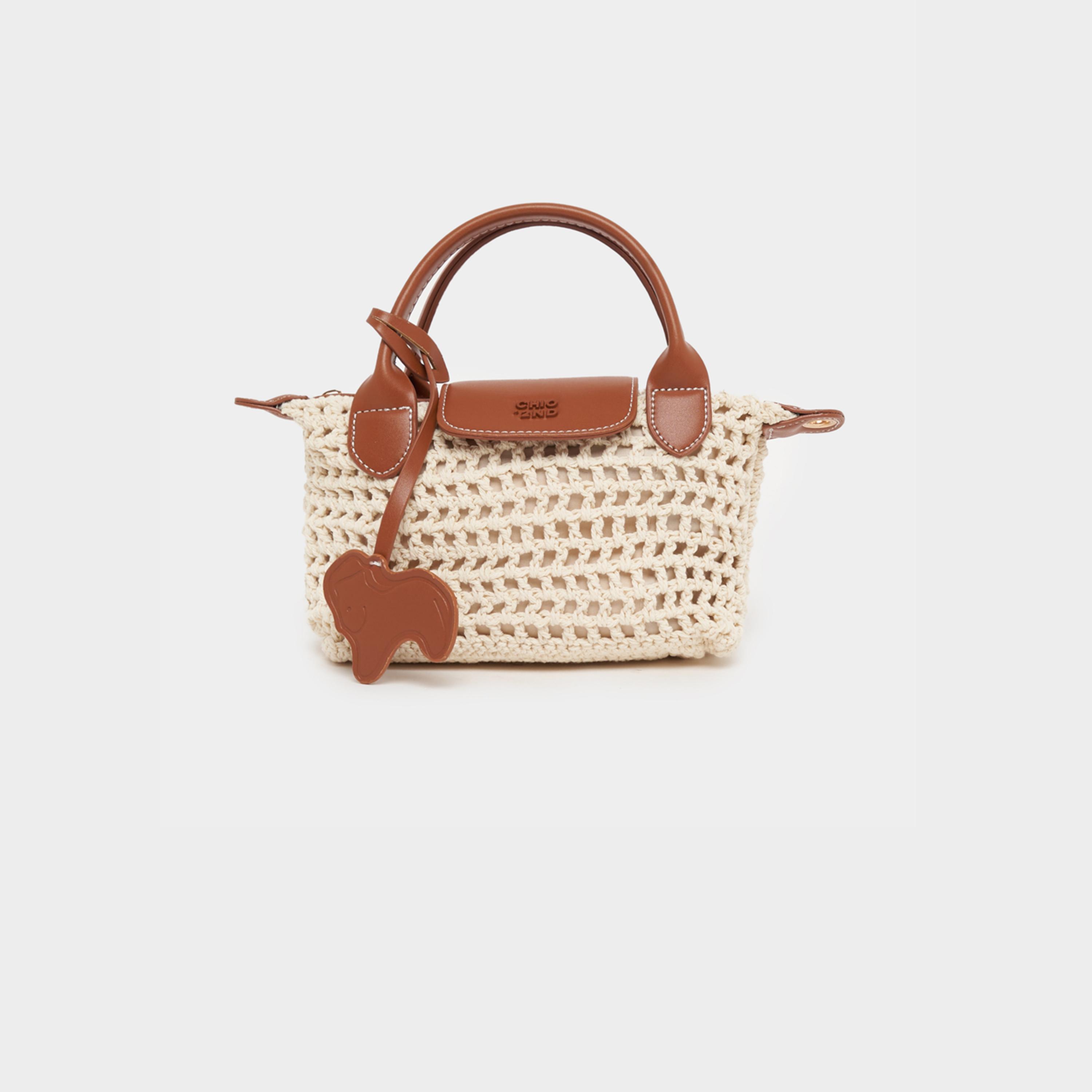 ستايلي - حقيبة يد كروشيه بتعليقة مع مقبض علوي-women-bagsandwallets-handbags-image-2