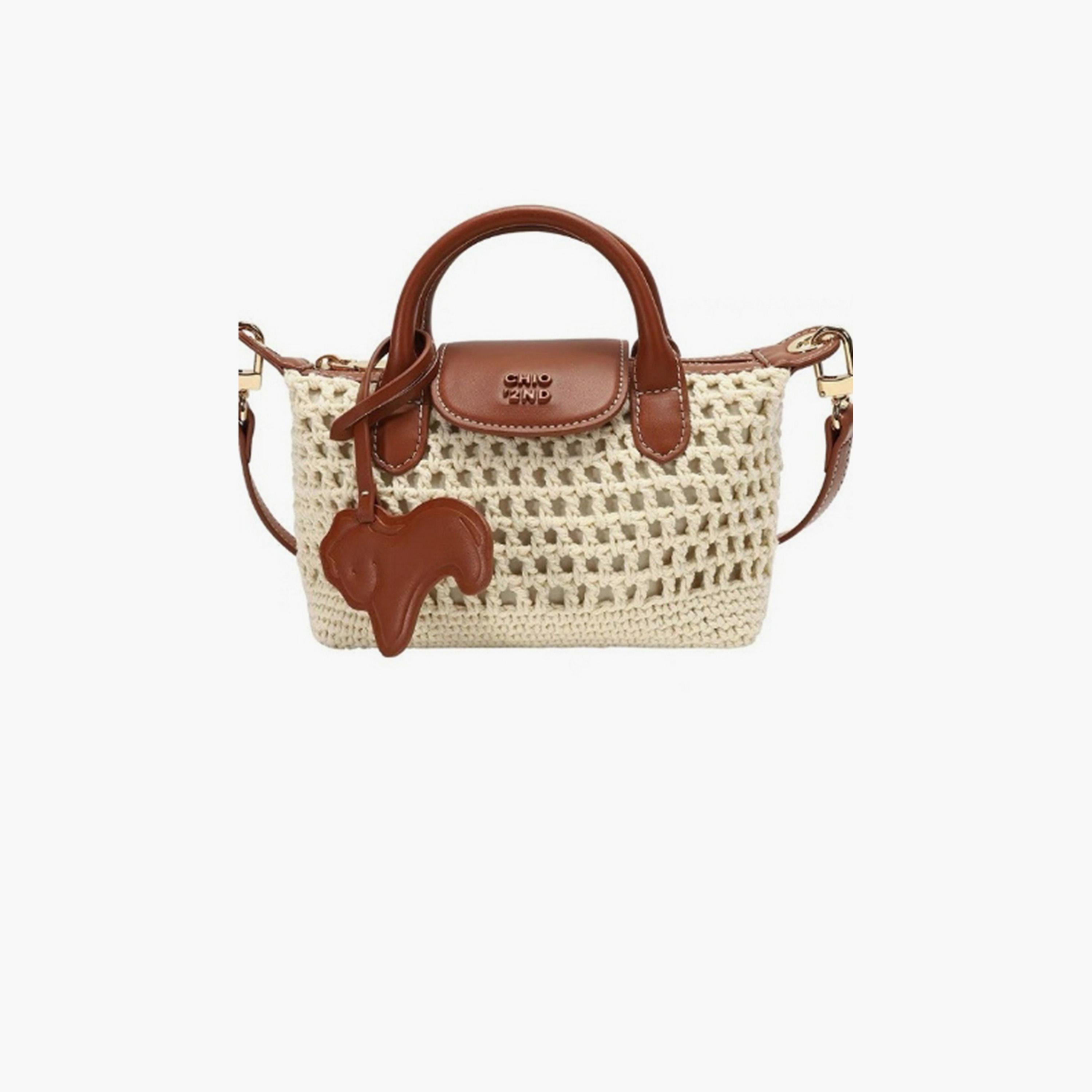 Styli Charm Drop Crochet Handbag with Top Handle-women-bagsandwallets-handbags-image-5