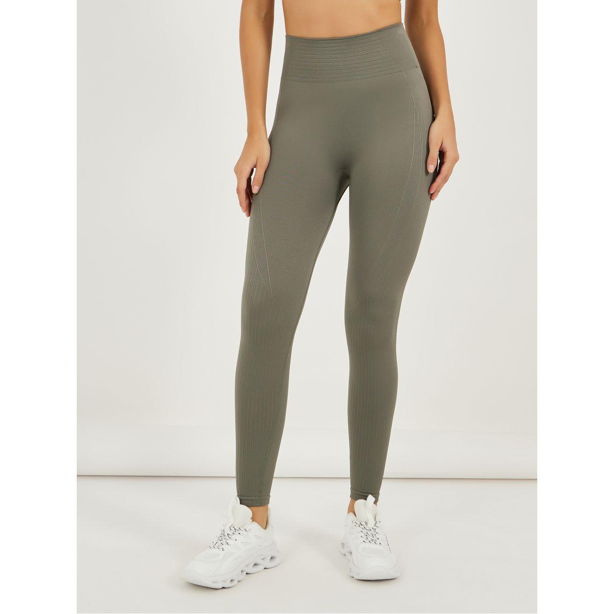 Textured Waistband Detail Leggings-women-clothing-sportswearandactivewear-bottoms-image-2