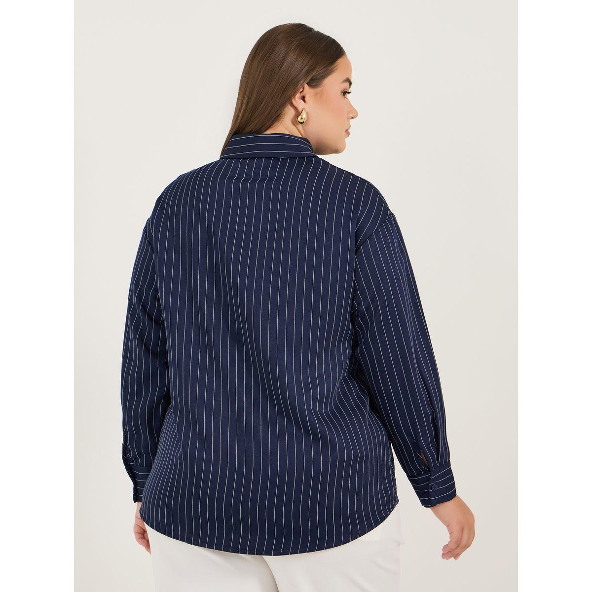 بلوزة فضفاضة بمقاس كبير وأكمام طويلة-women-clothing-shirtsandblouses-shirts-image-5