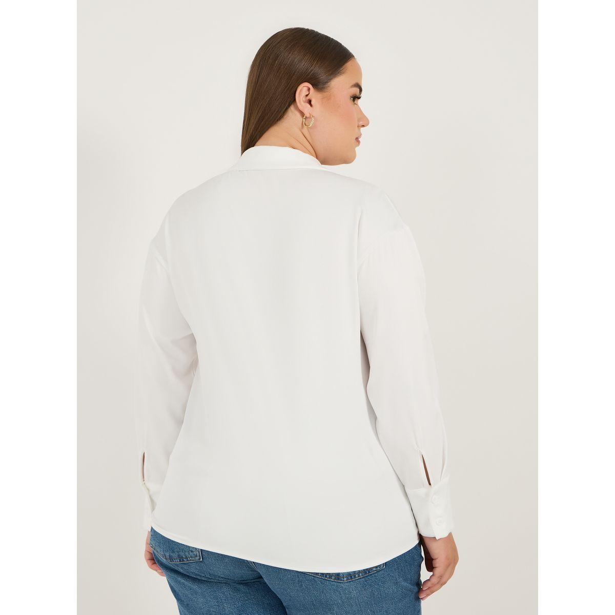 Styli Plus Size Notch Collar Long Sleeve Blouse-women-clothing-shirtsandblouses-blouses-image-4