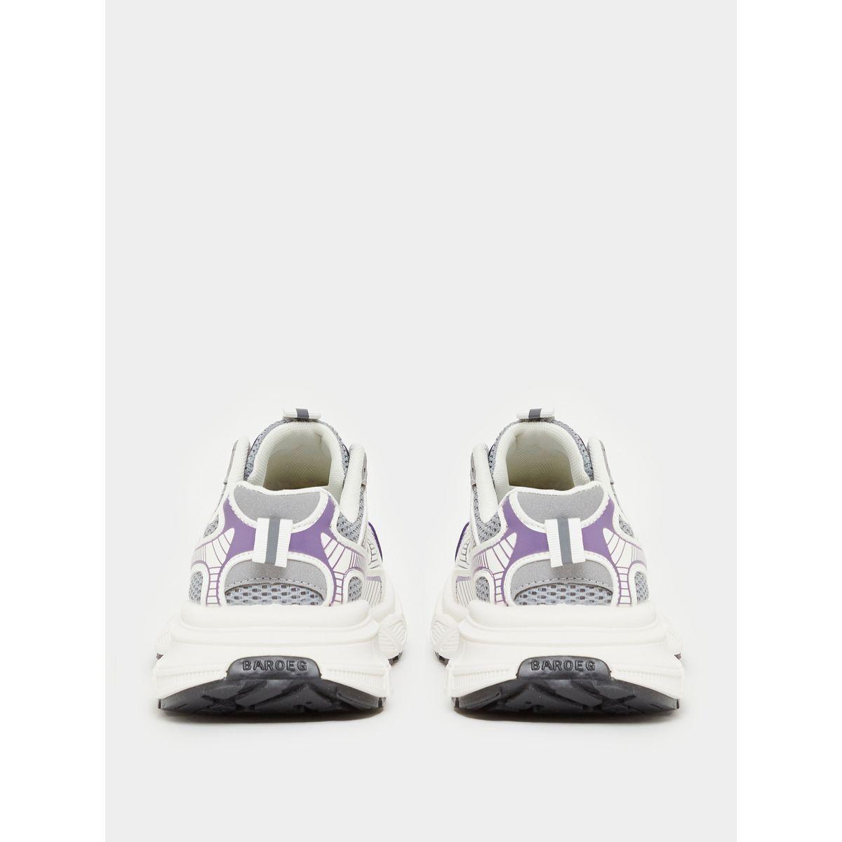 Styli Mesh Chunky Sole Lace-Up Sneakers-women-shoes-sneakers-image-5
