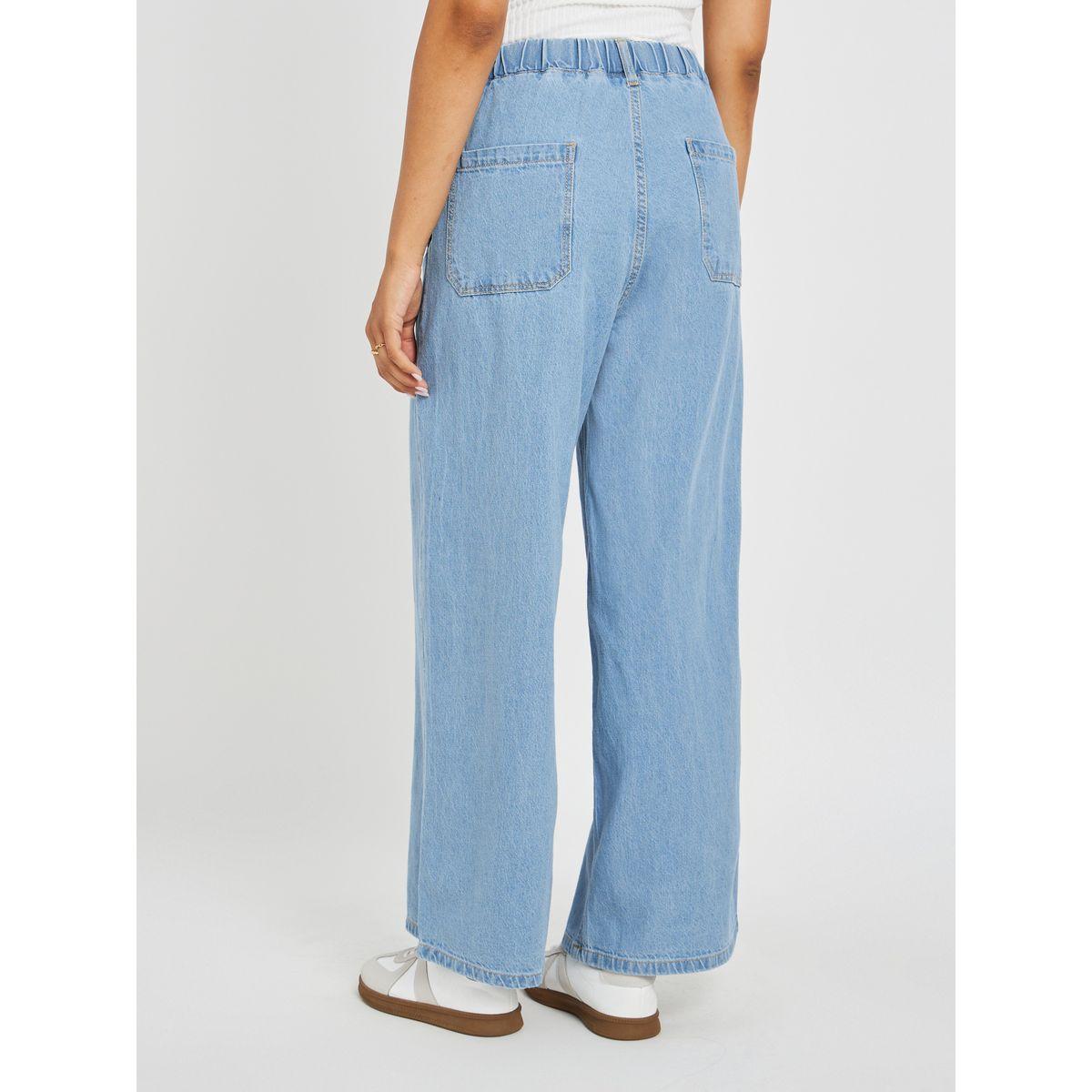 جينز بأرجل واسعة وخصر متوسط-women-clothing-bottoms-jeans-image-4