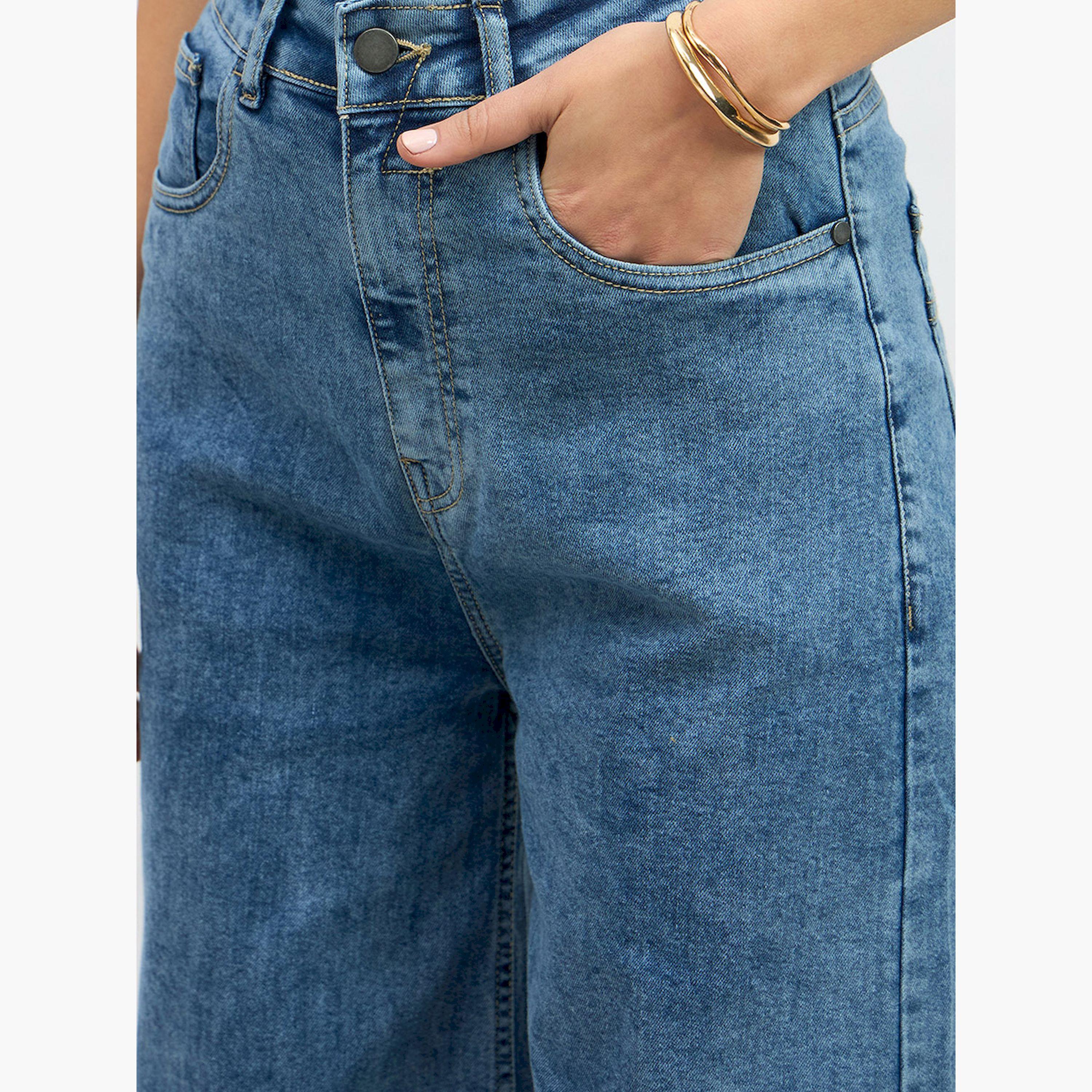 Styli High Rise Wide Leg Jeans with Pockets-women-clothing-bottoms-jeans-image-4