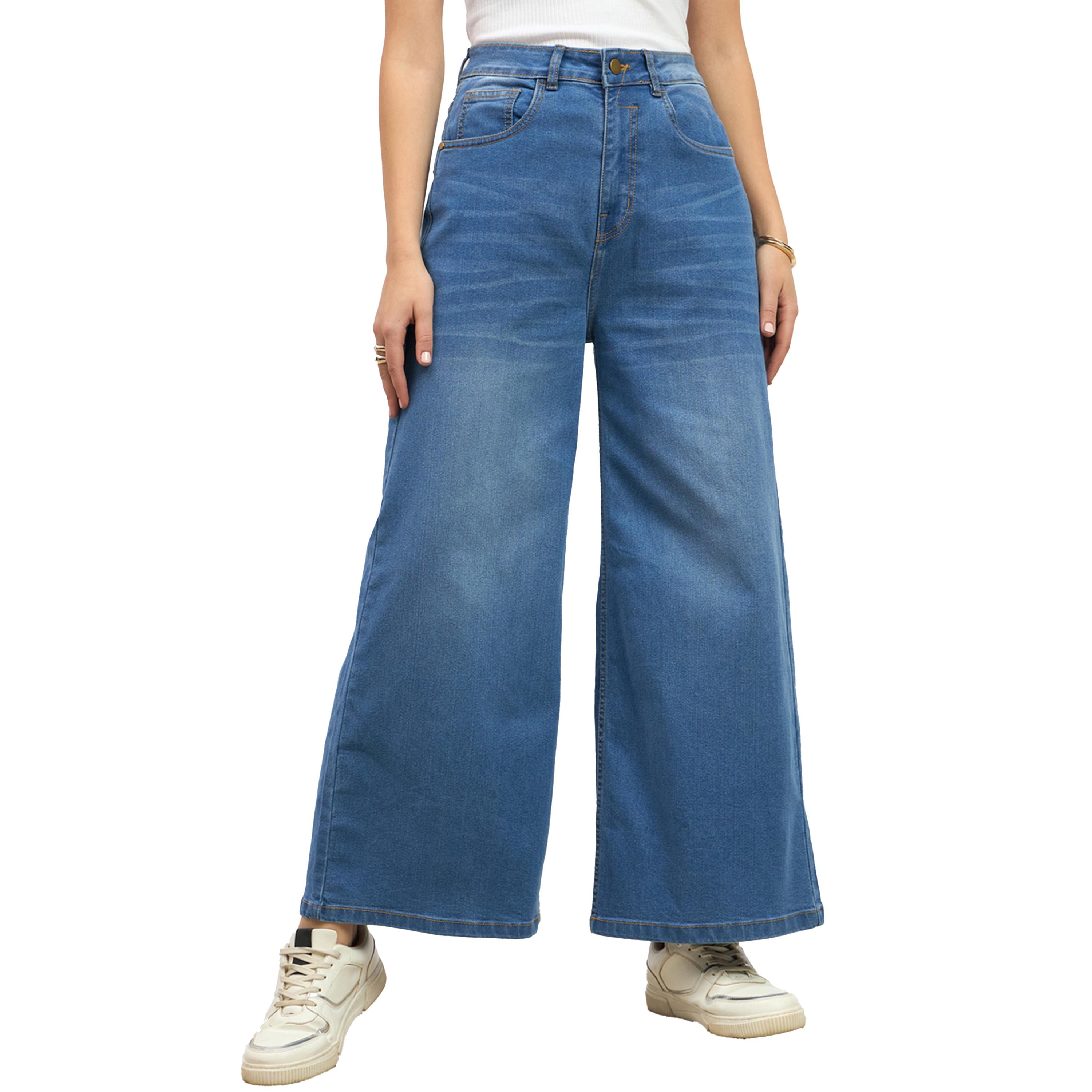 Styli High Rise Wide Leg Faded Jeans-women-clothing-bottoms-jeans-image-2