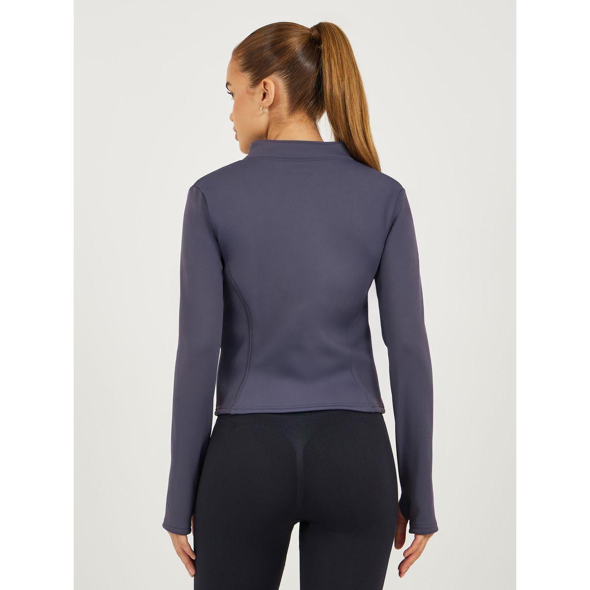 Fleece Lining Contour Detail Zip Up Jacket-men-clothing-sportswearandactivewear-tshirtsandpolos-image-4