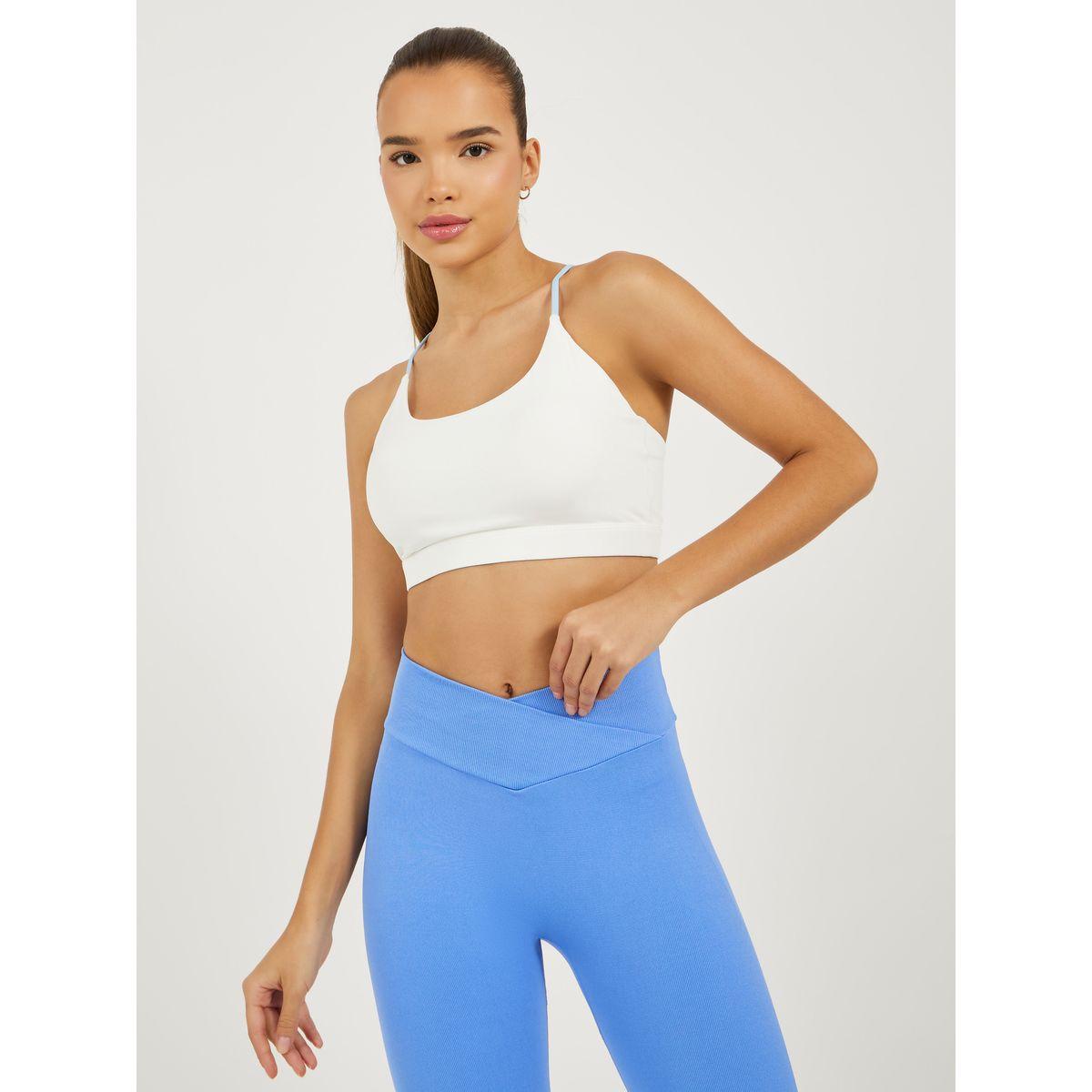 صدرية رياضية بأربطة ظهر بتفاصيل مُتباينة-sports-women-clothing-sportsbras-image-1