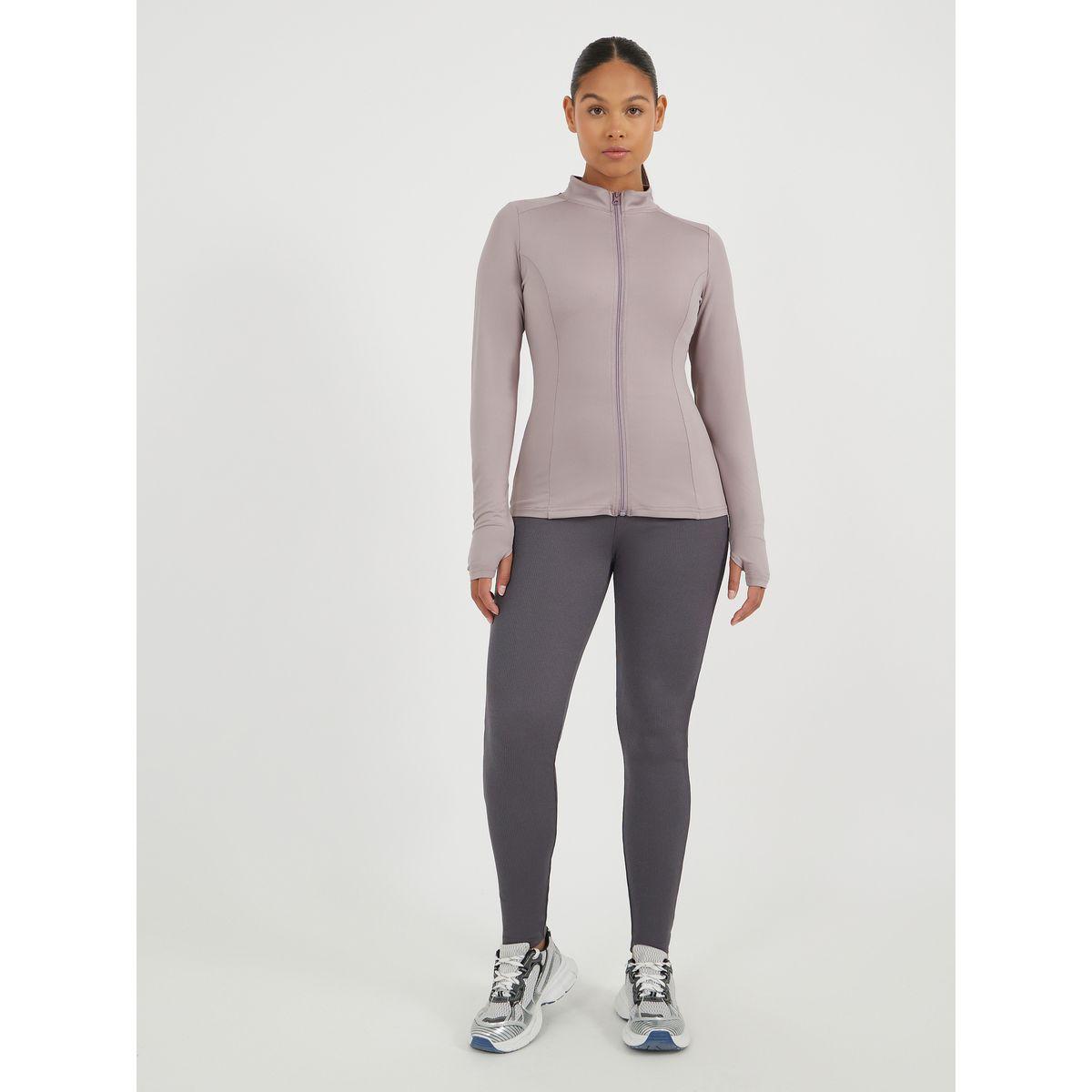 سترة بسحاب وتفاصيل شبكية على الكتف-women-clothing-sportswearandactivewear-tshirtsandvests-image-2