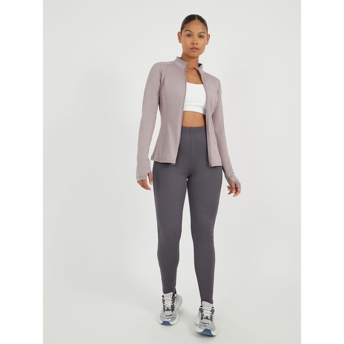 سترة بسحاب وتفاصيل شبكية على الكتف-women-clothing-sportswearandactivewear-tshirtsandvests-image-4
