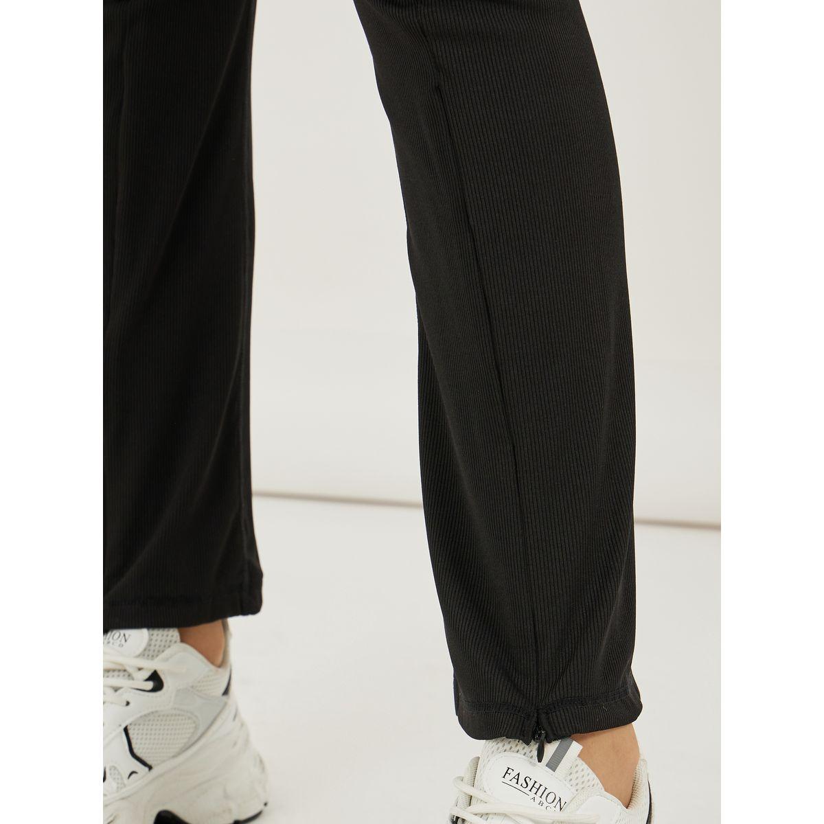 بنطال واسع بخصر عريض وسحَّاب غلق-women-clothing-sportswearandactivewear-bottoms-image-4