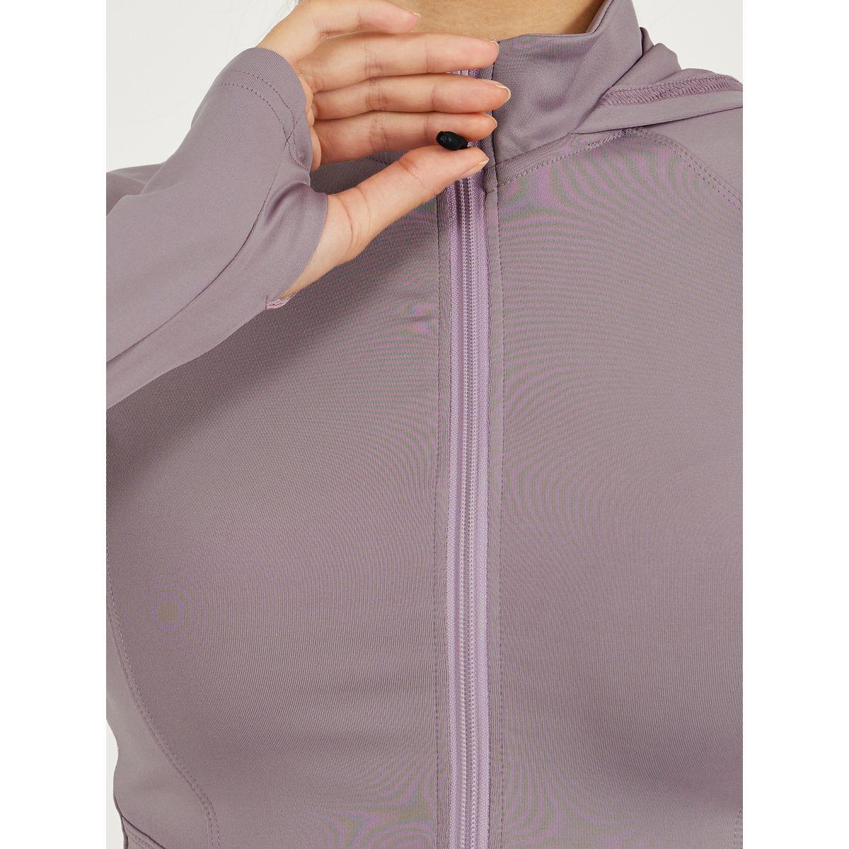 Corset Effect Zip Hooded Jacket & Broad Waist Flared Pants Set-women-clothing-sportswearandactivewear-trackpantsandtracksuits-image-3