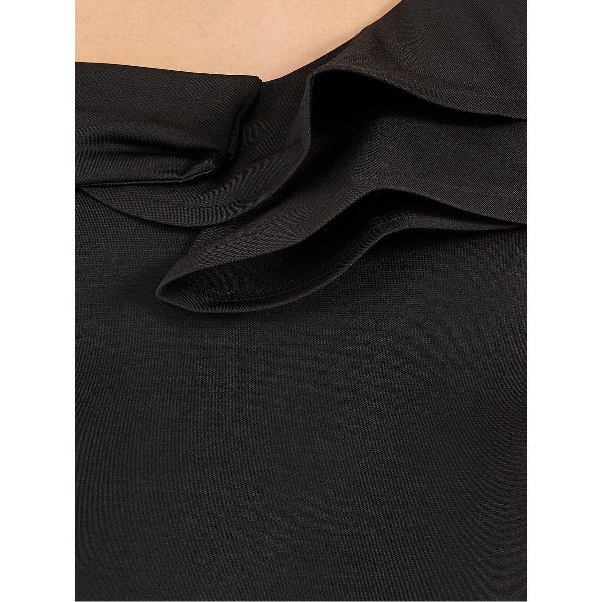 فستان طويل بكتف واحد وتفاصيل كشكش-women-clothing-dresses-image-3
